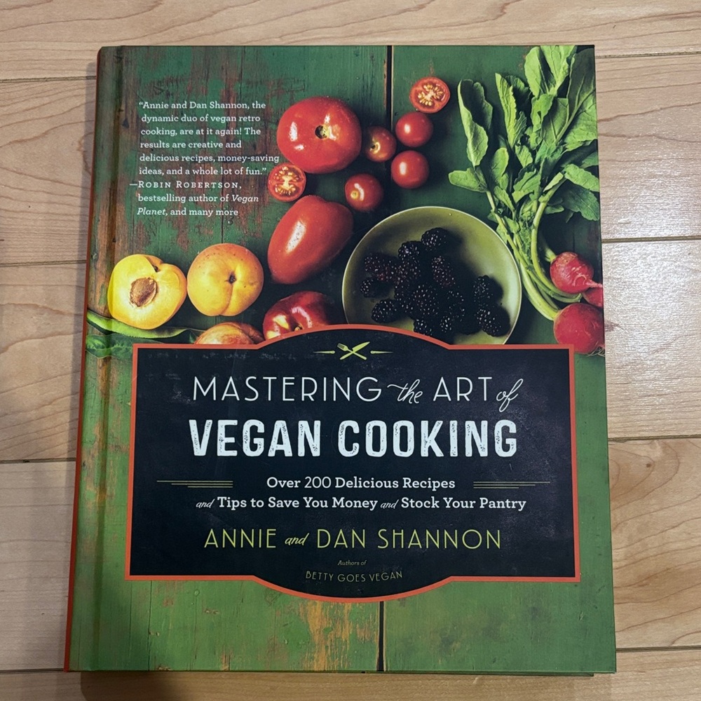 3/$40 - Mastering the Art of Vegan Cooking by Annie & Dan Shannon new hardcover